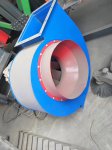 離心風機 除塵抽風吸風通風蝸牛式風機 玻璃鋼、產品圖片